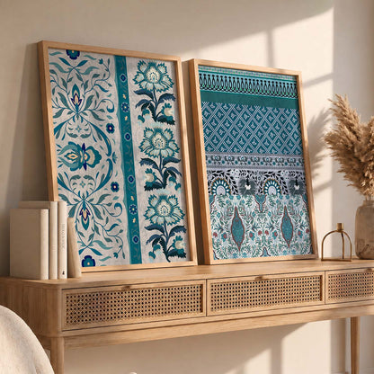 Traditional Wall Art Home Decor, Poster With Frames