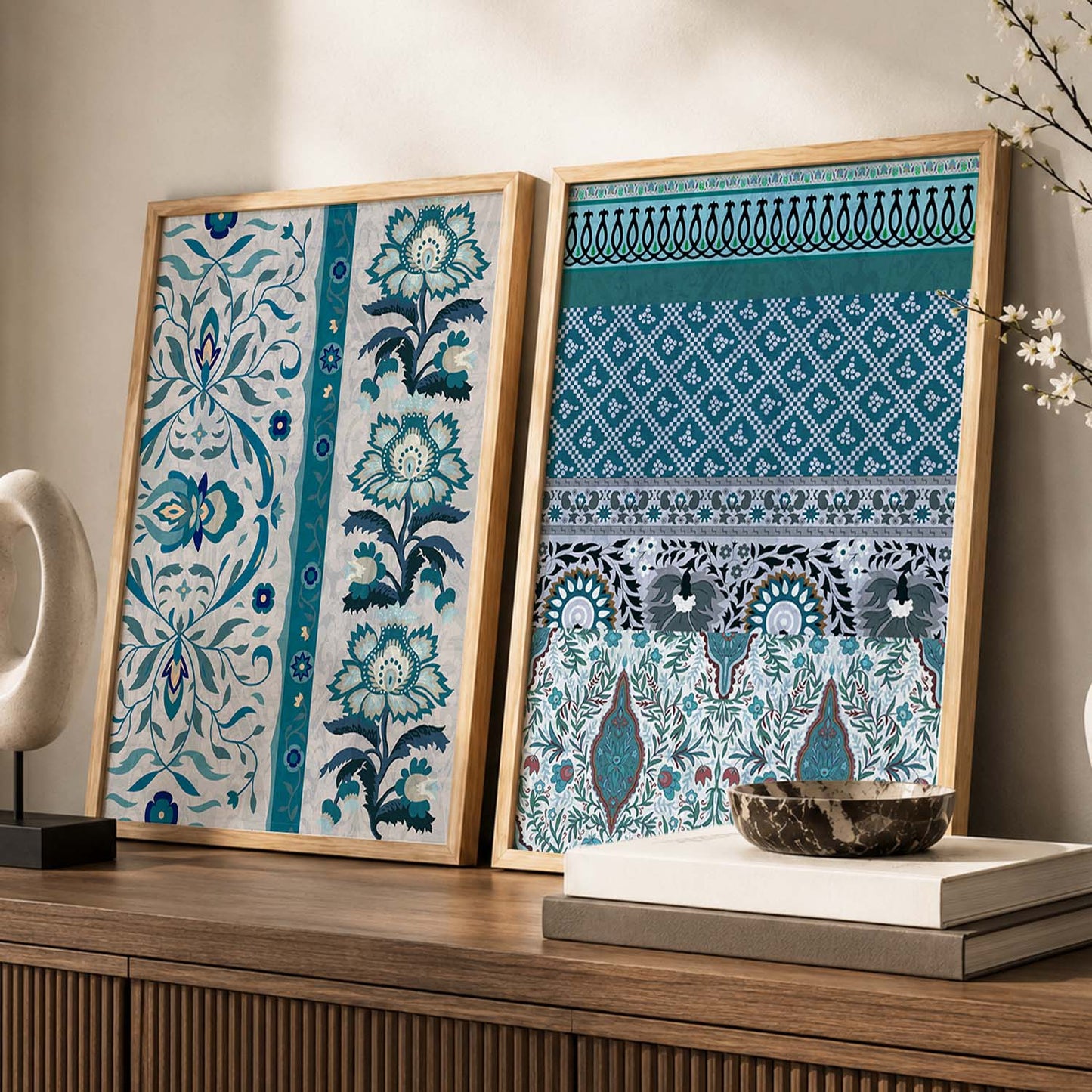 Traditional Wall Art Home Decor, Poster With Frames