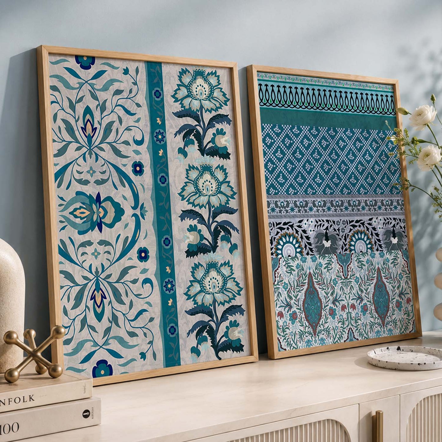 Traditional Wall Art Home Decor, Poster With Frames