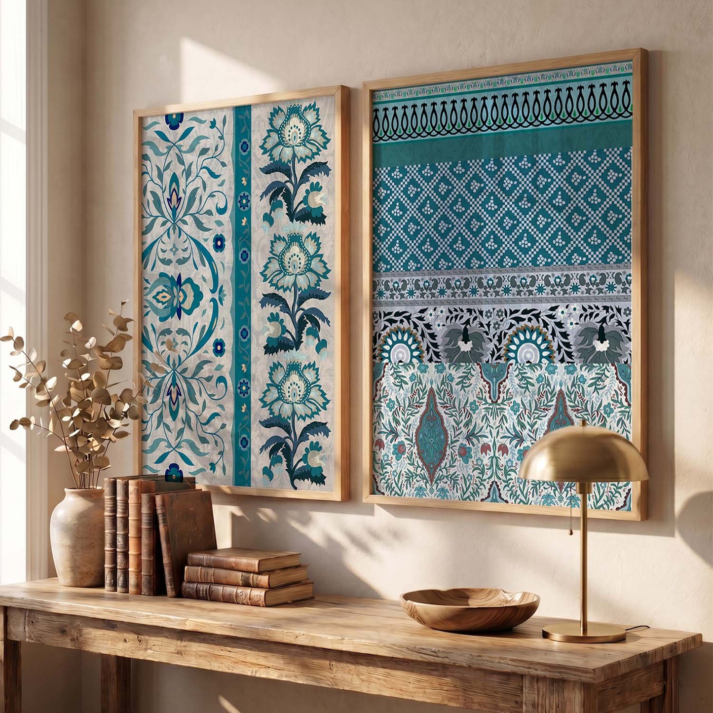 Traditional Wall Art Home Decor, Poster With Frames