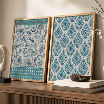 Traditional Wall Art Home Decor, Poster With Frames