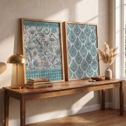 Traditional Wall Art Home Decor, Poster With Frames