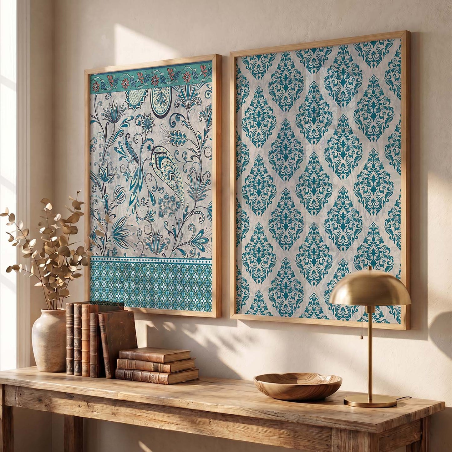 Traditional Wall Art Home Decor, Poster With Frames