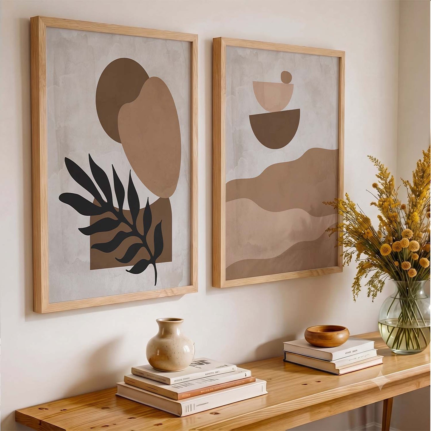 Botanical Wall Art Set of 2 Framed Prints