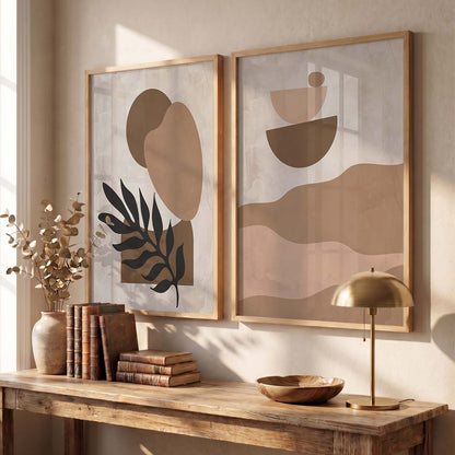 Botanical Wall Art Set of 2 Framed Prints