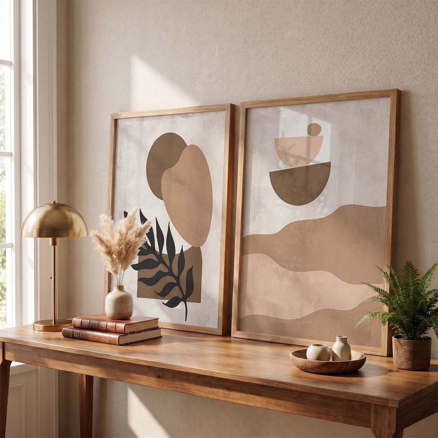 Botanical Wall Art Set of 2 Framed Prints