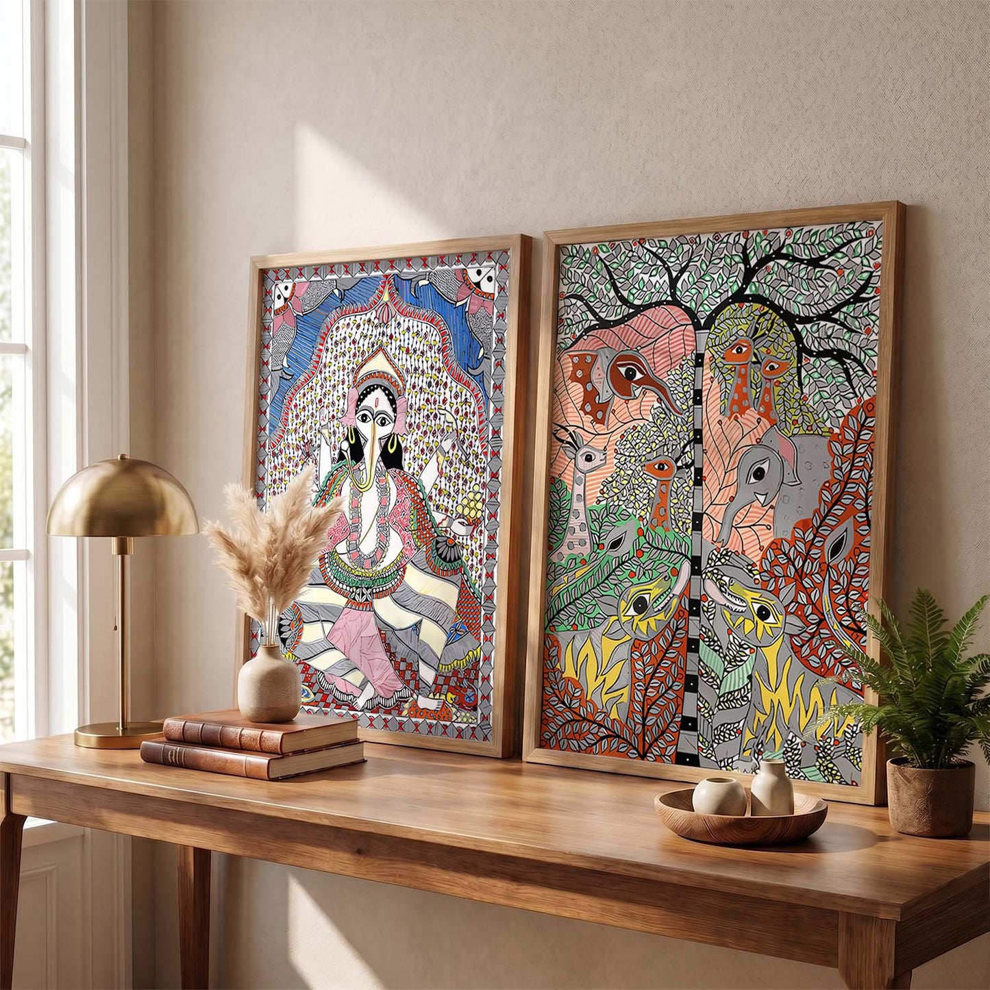 Ganesh ji Wall Art Home Decor, Poster With Frames