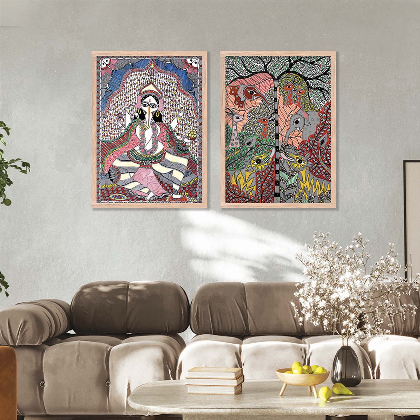 Ganesh ji Wall Art Home Decor, Poster With Frames