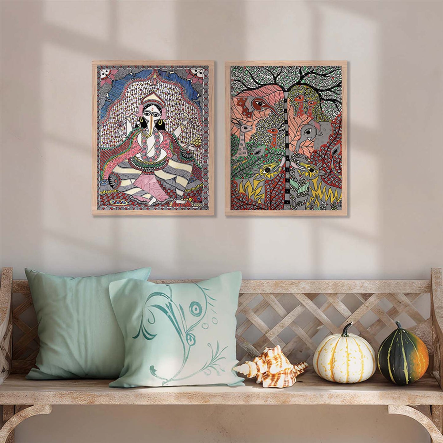 Ganesh ji Wall Art Home Decor, Poster With Frames