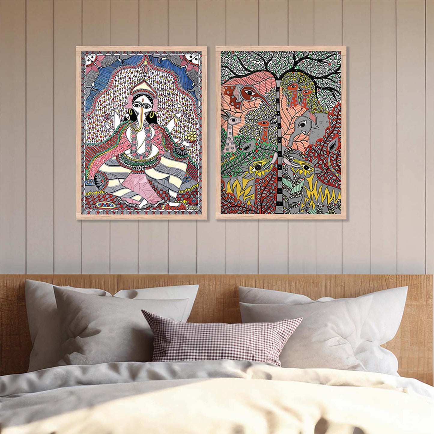 Ganesh ji Wall Art Home Decor, Poster With Frames