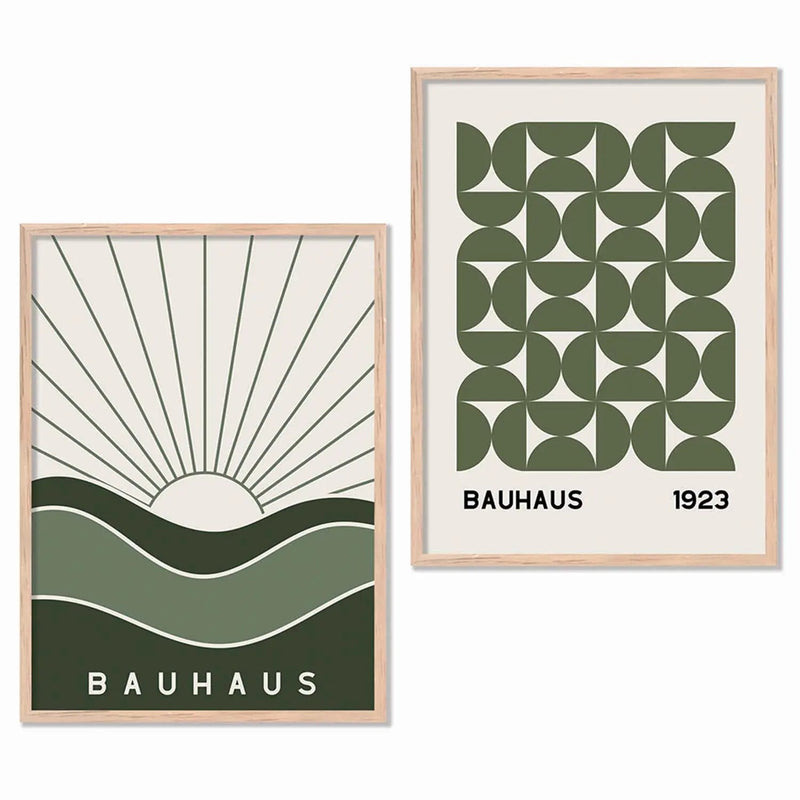 Boho Framed Wall Art Prints | Set of 2 | Home Decor