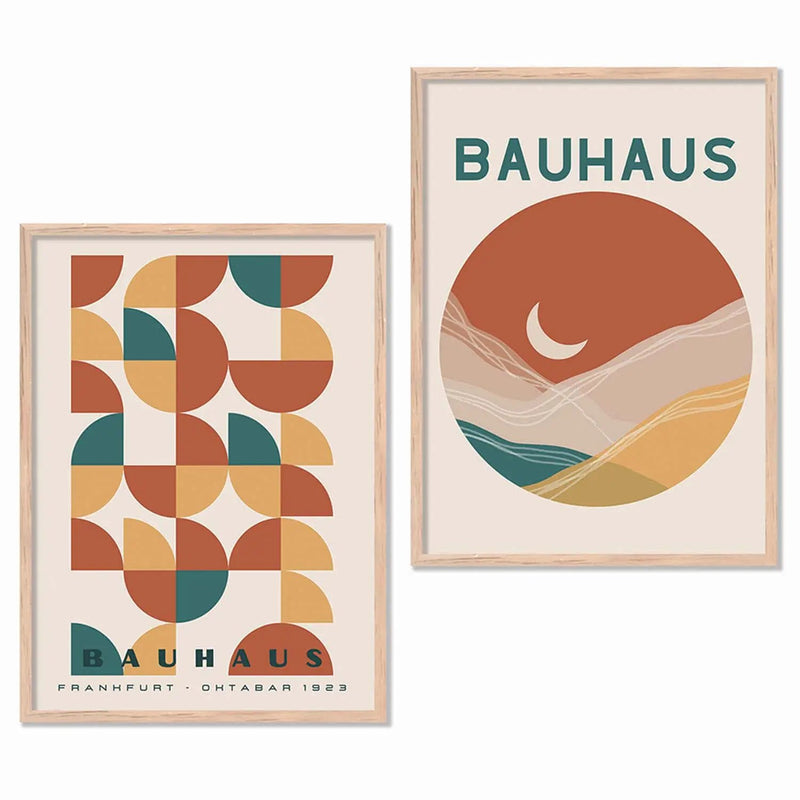 Boho Framed Wall Art Prints | Set of 2 | Home Decor