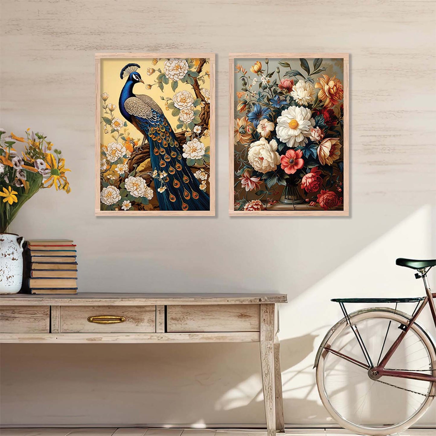 Floral Wall Art Home decor For Living Room office