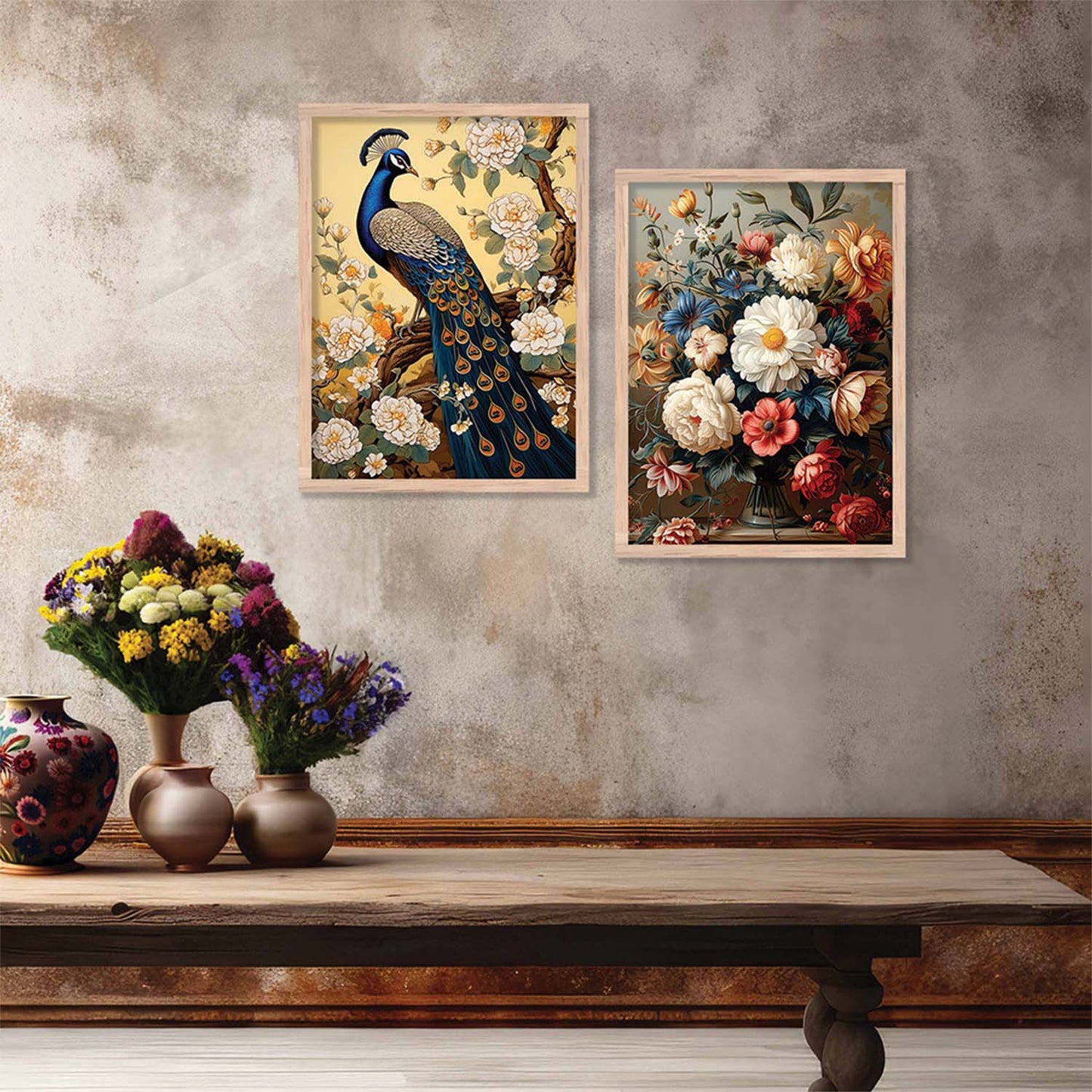 Floral Wall Art Home decor For Living Room office