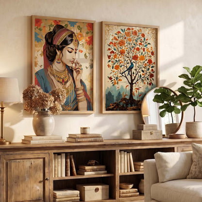 Madhubani Wall Art Home decor For Living Room office