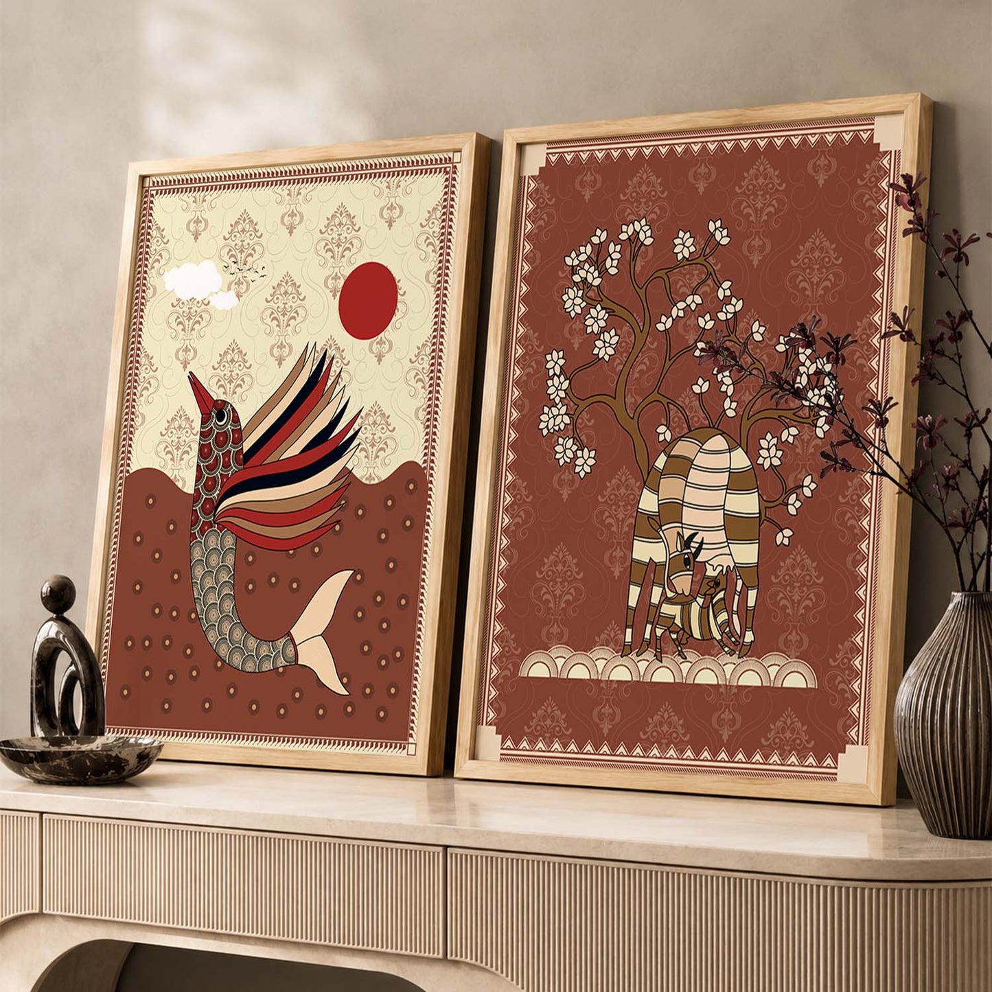 Gond Wall Art Home decor For Living Room office
