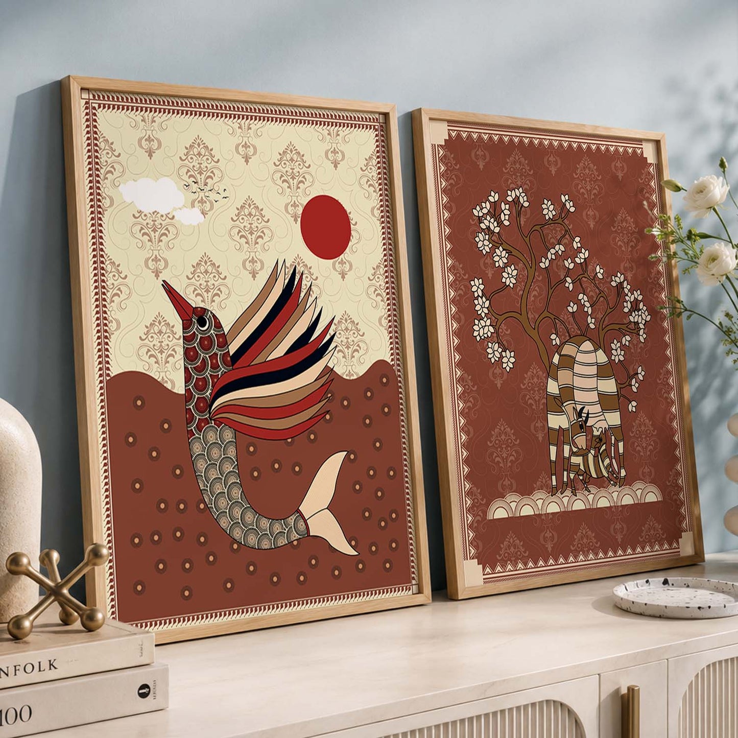 Gond Wall Art Home decor For Living Room office