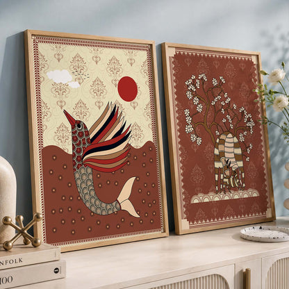 Gond Wall Art Home decor For Living Room office