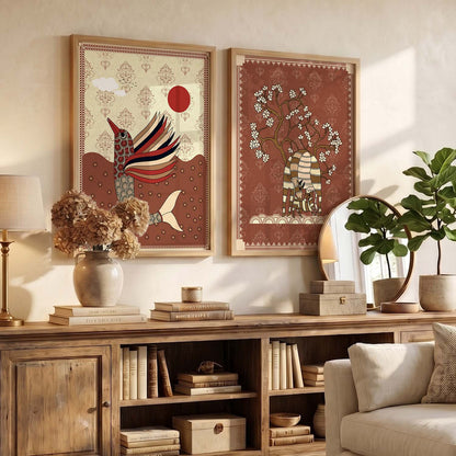Gond Wall Art Home decor For Living Room office