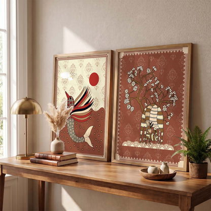 Gond Wall Art Home decor For Living Room office