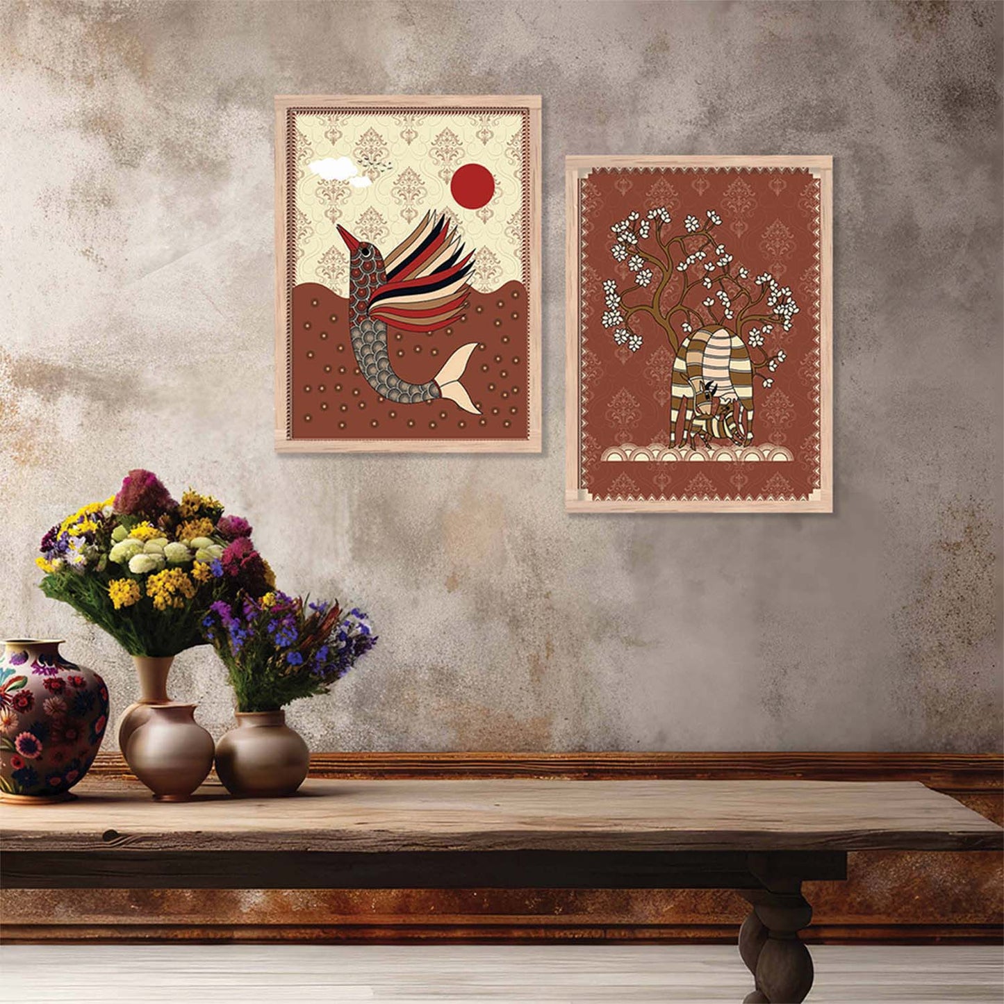 Gond Wall Art Home decor For Living Room office