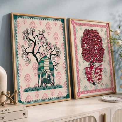Gond Wall Art Home decor For Living Room office