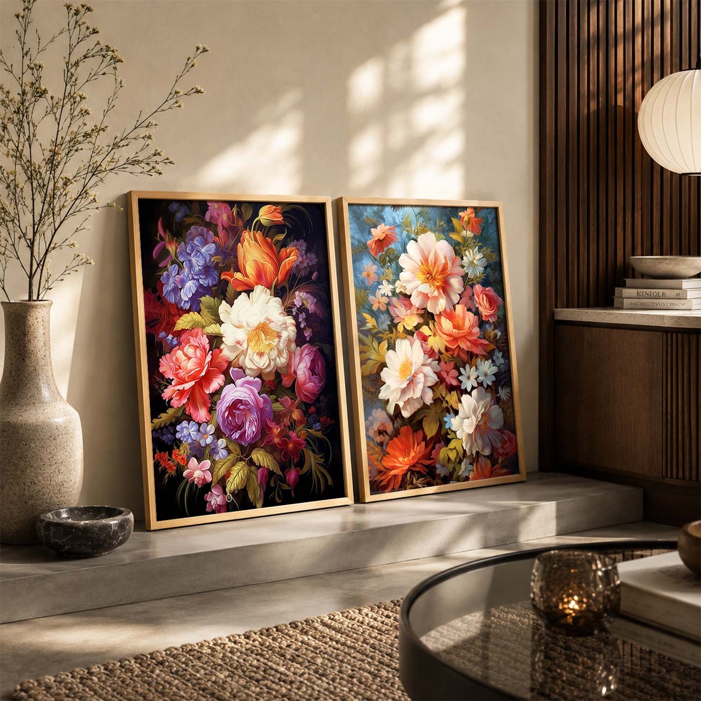 Floral Wall Art Home decor For Living Room office
