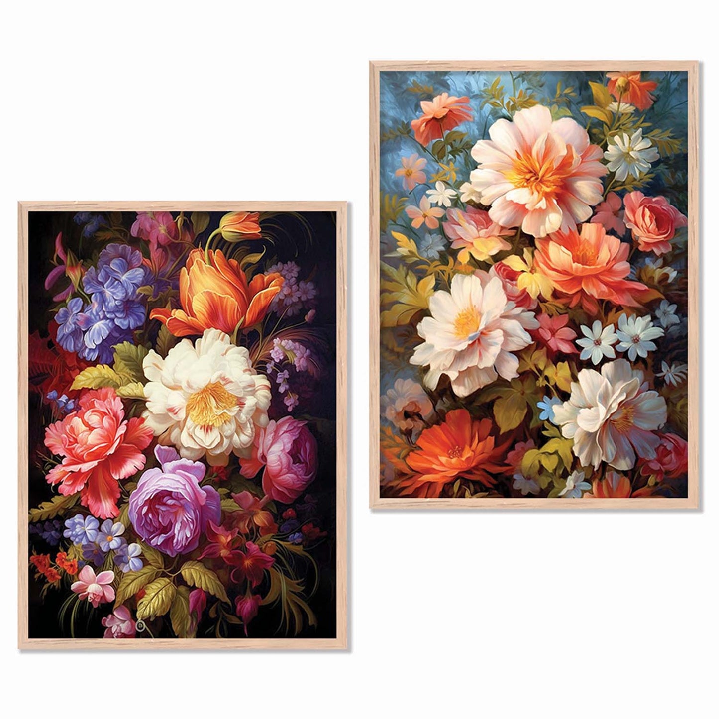 Floral Wall Art Home decor For Living Room office