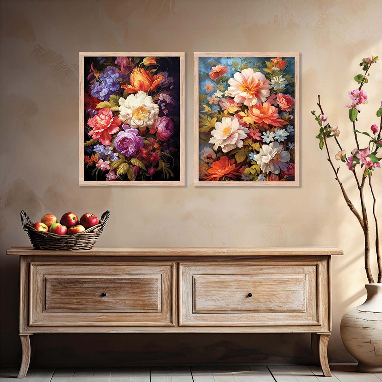 Floral Wall Art Home decor For Living Room office