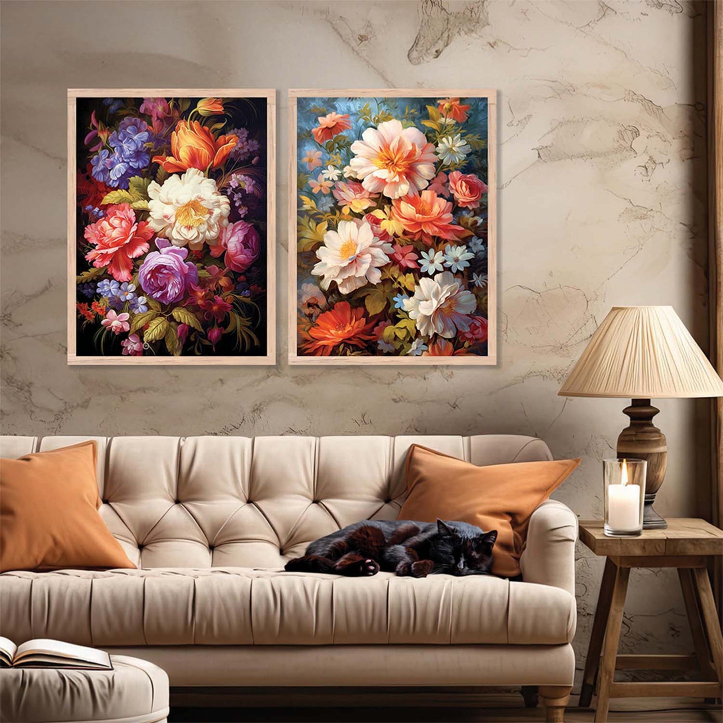 Floral Wall Art Home decor For Living Room office