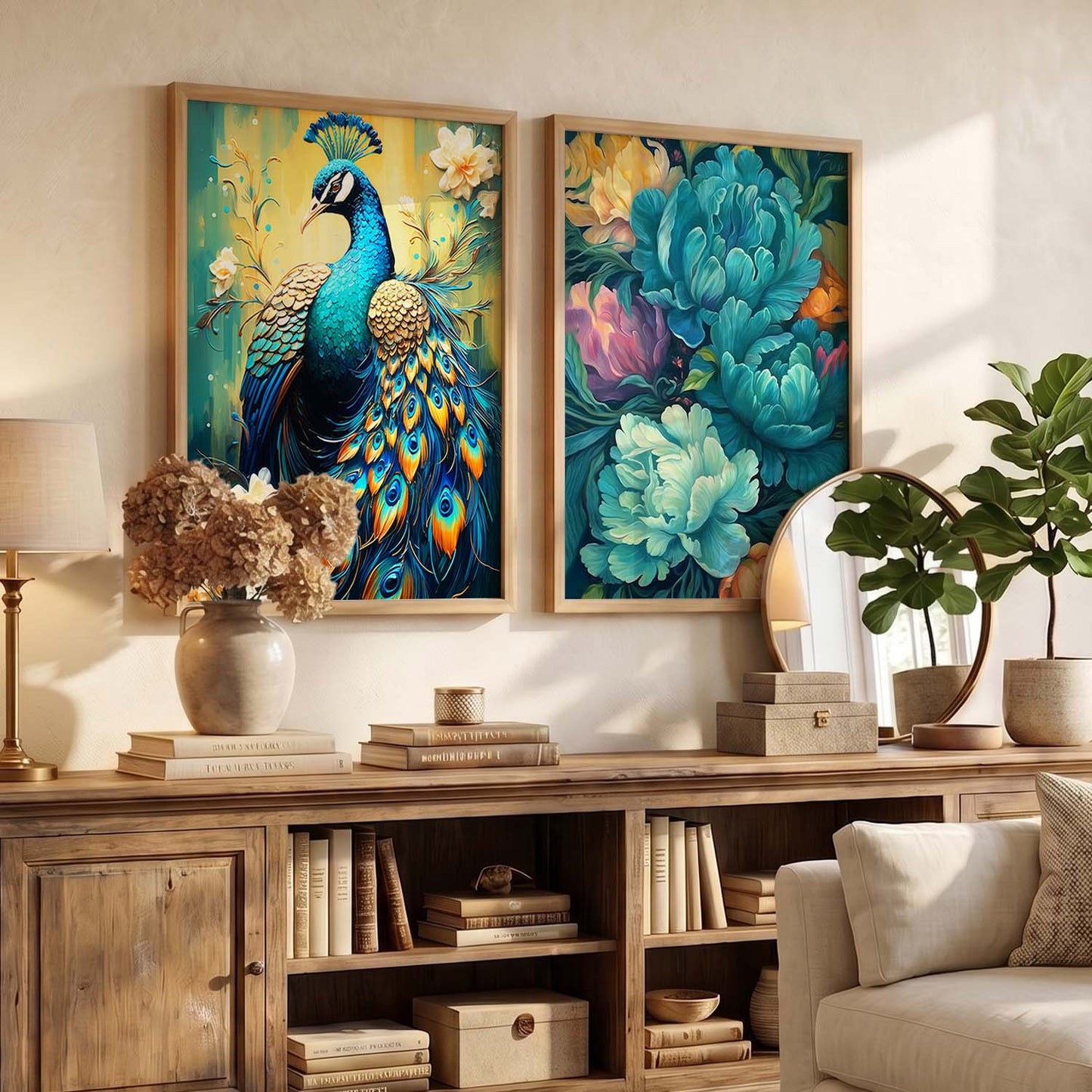 Floral Wall Art Home decor For Living Room office
