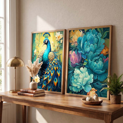 Floral Wall Art Home decor For Living Room office