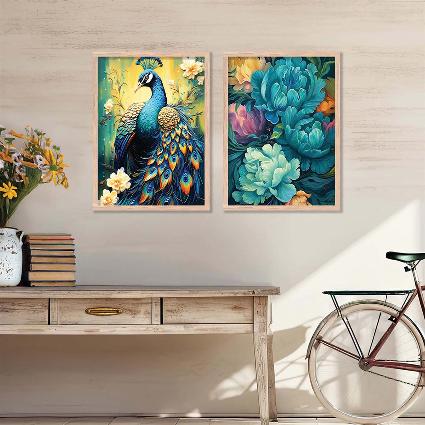 Floral Wall Art Home decor For Living Room office