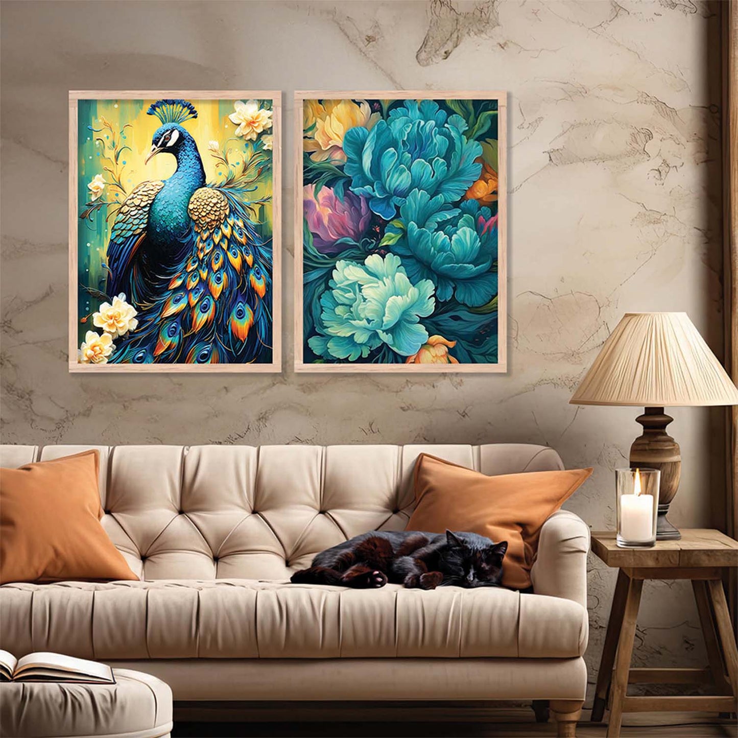 Floral Wall Art Home decor For Living Room office