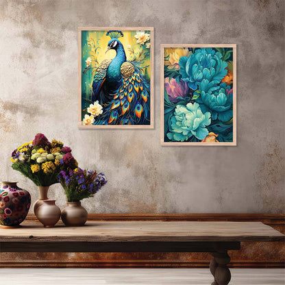 Floral Wall Art Home decor For Living Room office