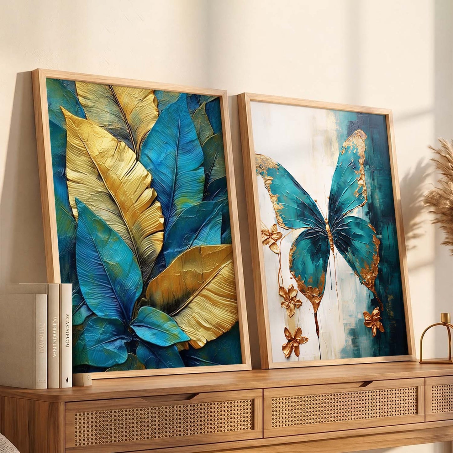 Leaves Wall Art Home decor For Living Room office
