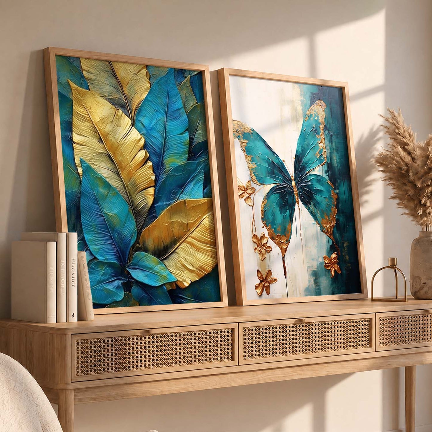 Leaves Wall Art Home decor For Living Room office