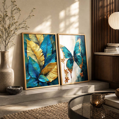 Leaves Wall Art Home decor For Living Room office
