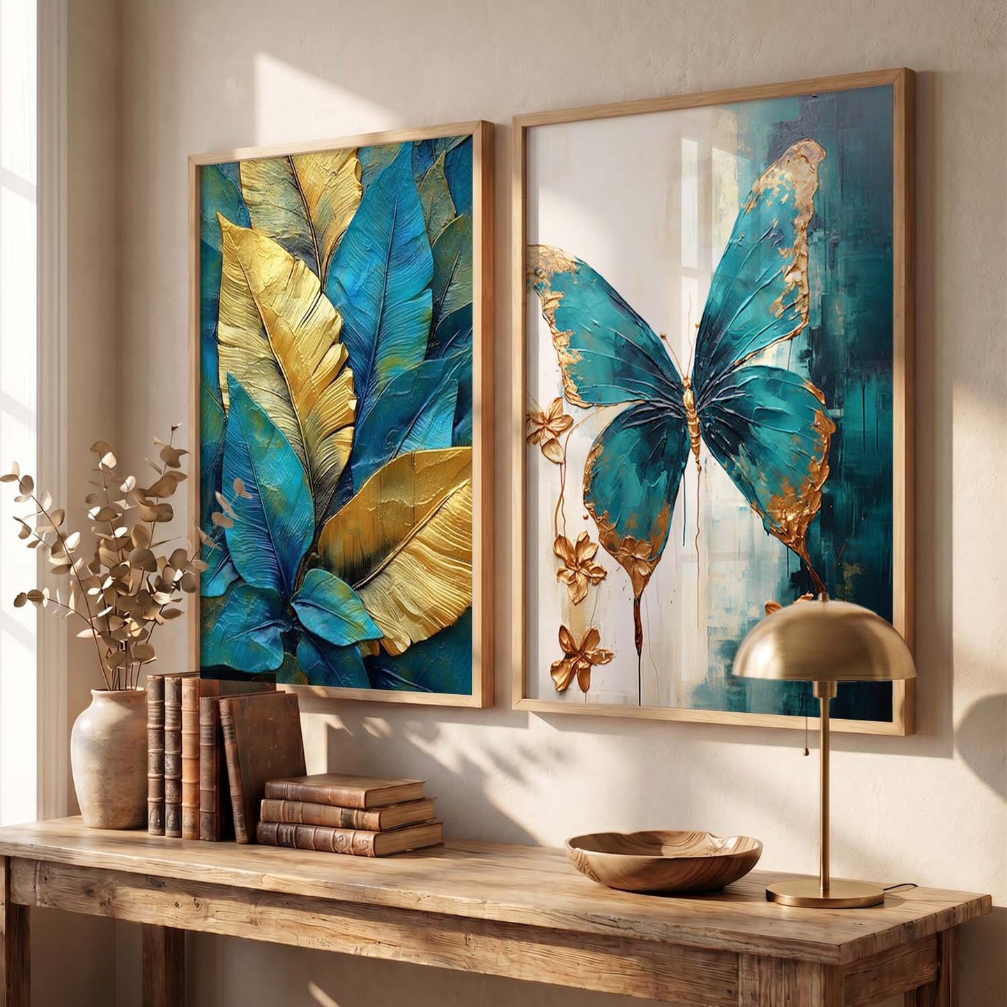 Leaves Wall Art Home decor For Living Room office