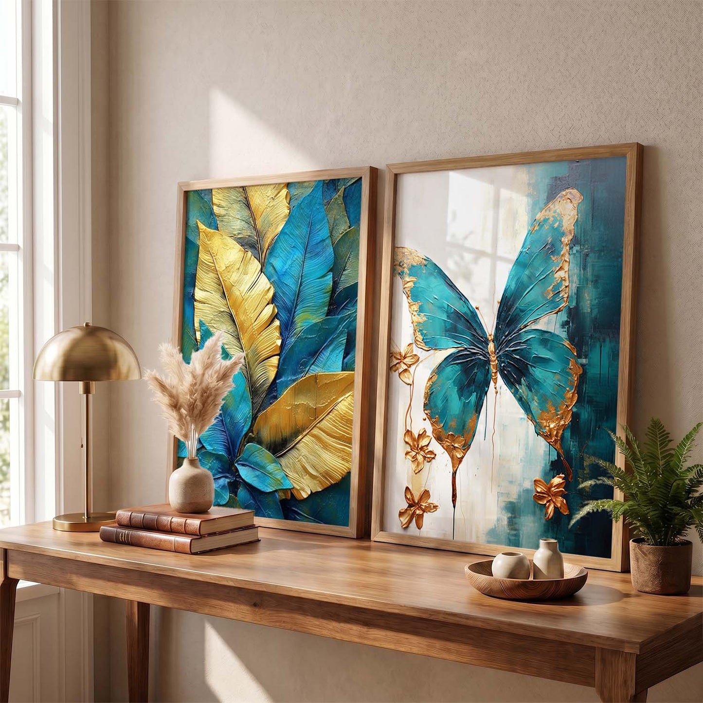 Leaves Wall Art Home decor For Living Room office