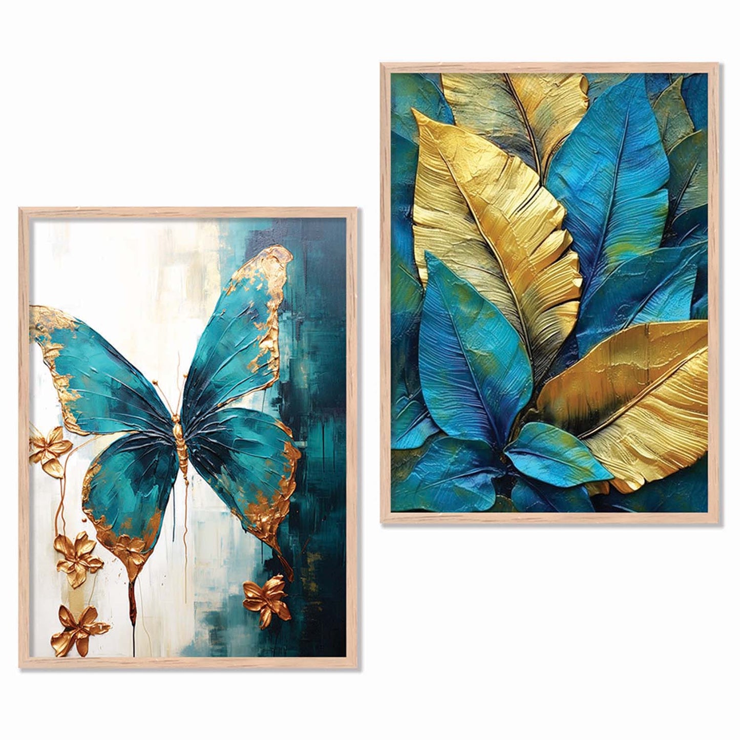 Leaves Wall Art Home decor For Living Room office