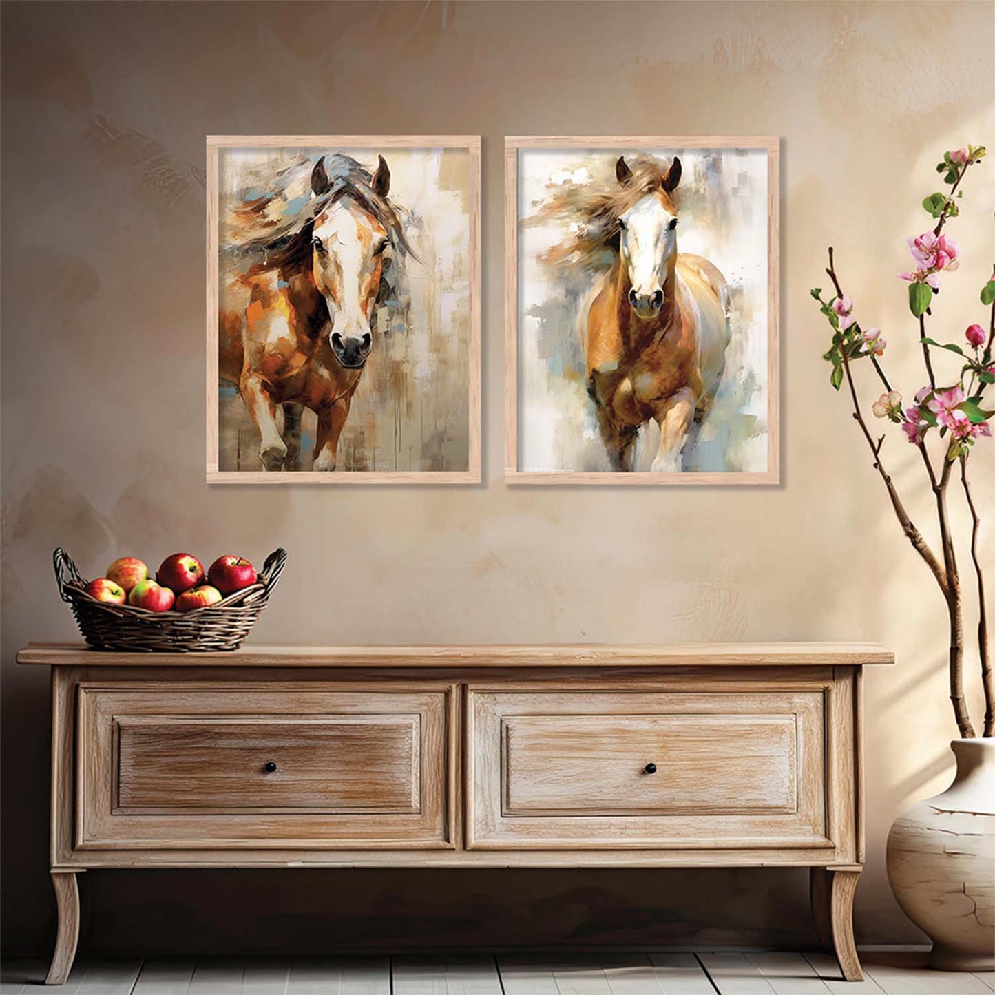 Abstract horse Wall Art Home decor For Living Room office