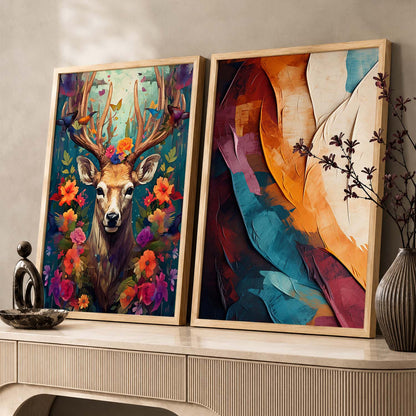 Floral Wall Art Home decor For Living Room office
