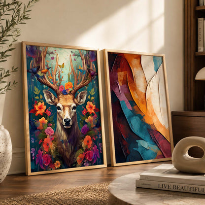Floral Wall Art Home decor For Living Room office