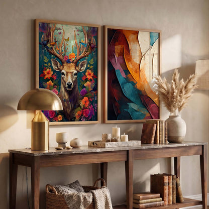 Floral Wall Art Home decor For Living Room office