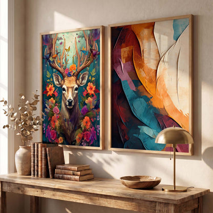 Floral Wall Art Home decor For Living Room office