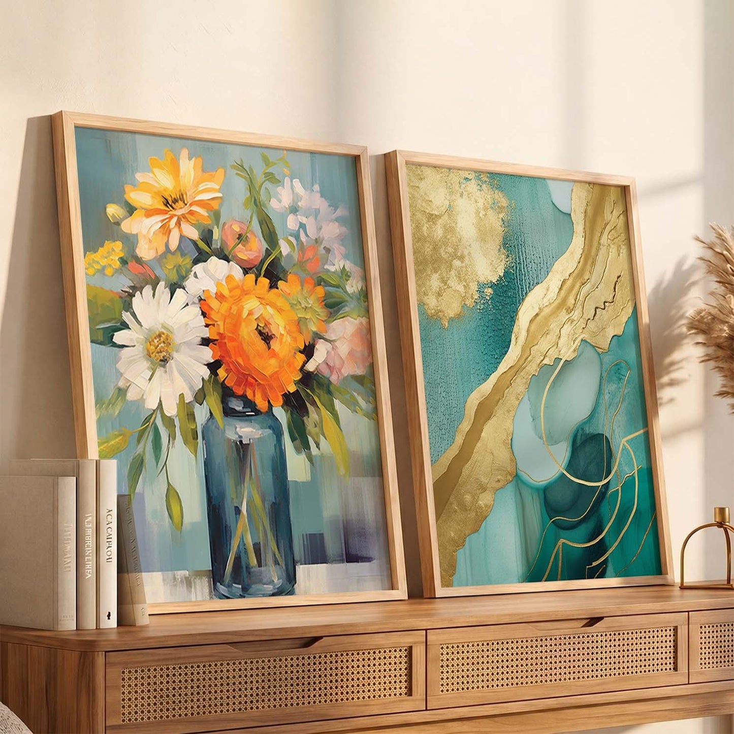 Floral Wall Art Home décor For Living Room office