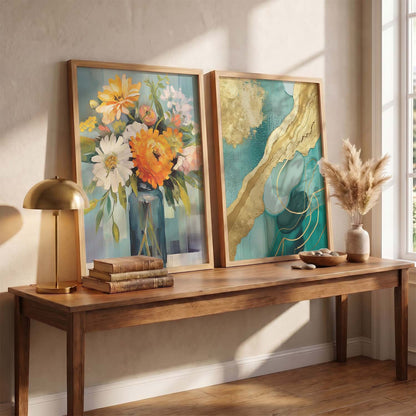 Floral Wall Art Home décor For Living Room office