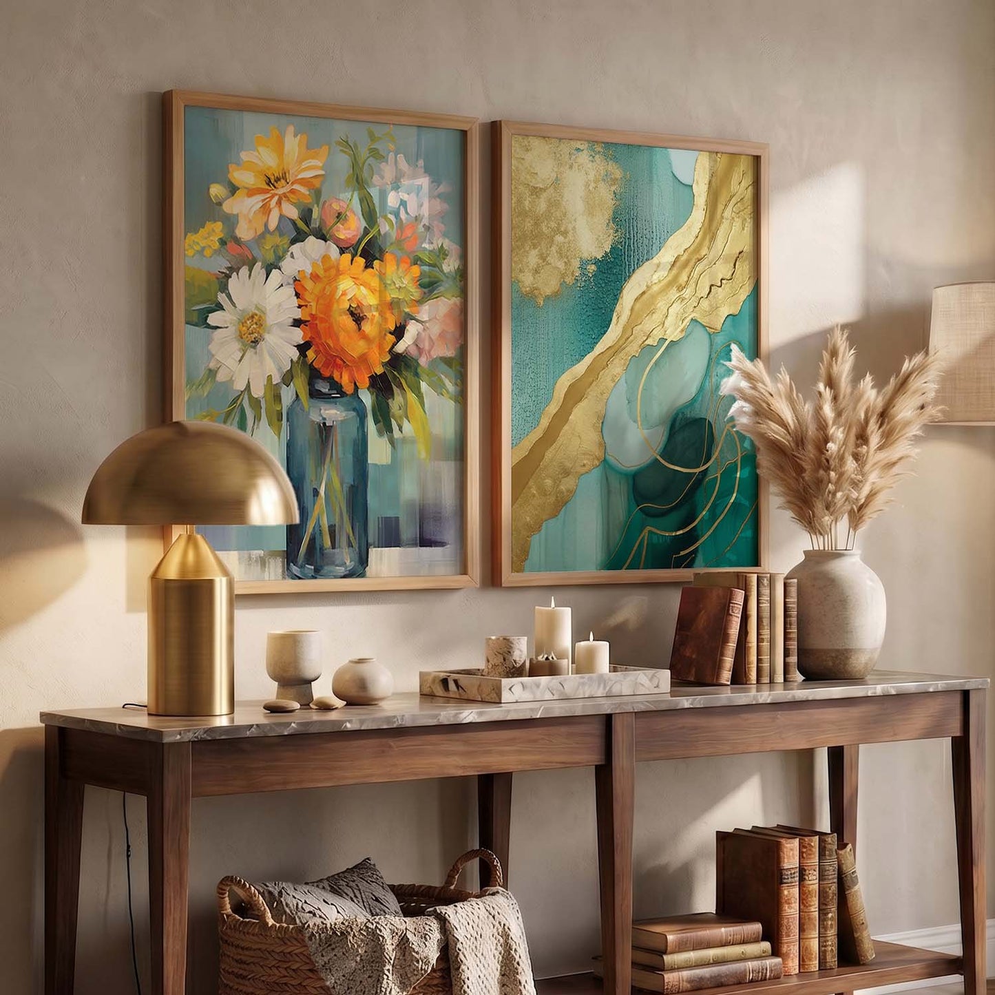 Floral Wall Art Home décor For Living Room office