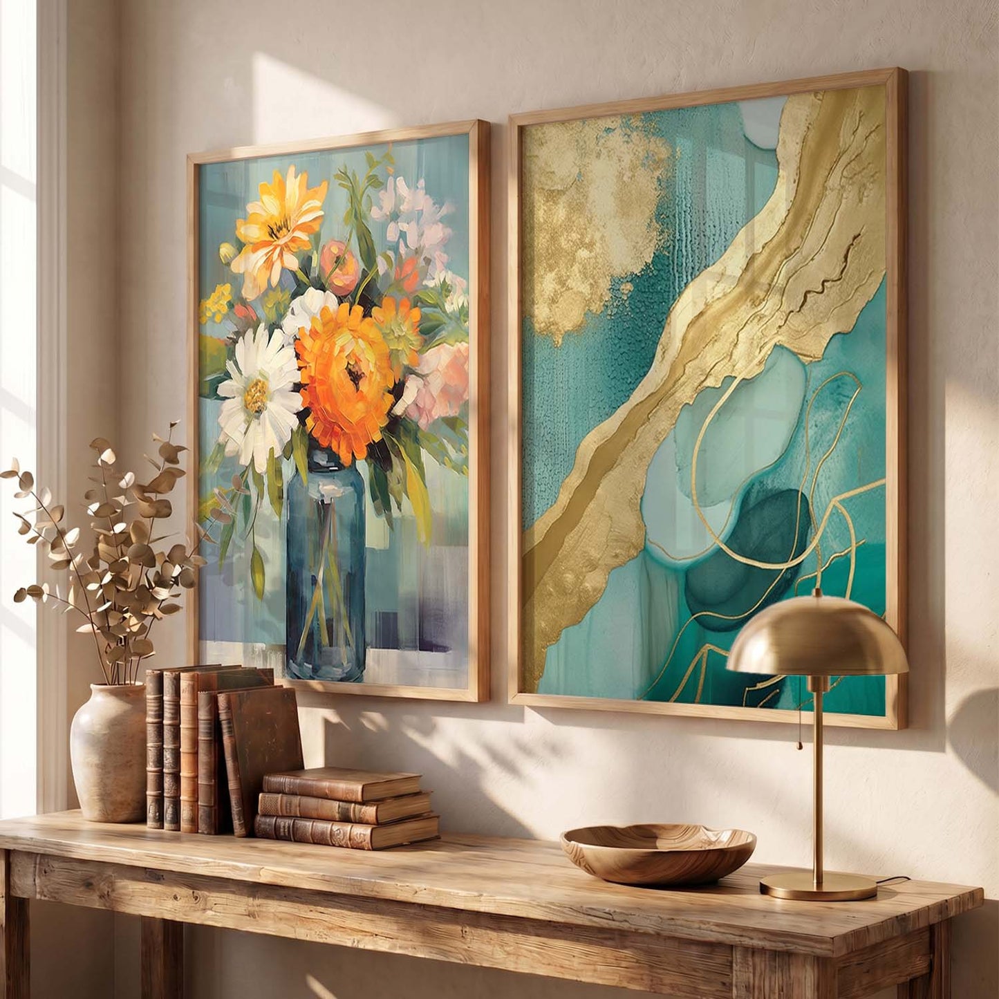 Floral Wall Art Home décor For Living Room office